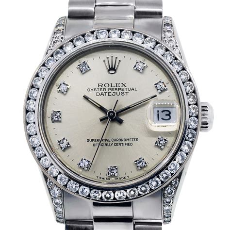 white gold rolex women& 39|women's white gold Rolex watches.